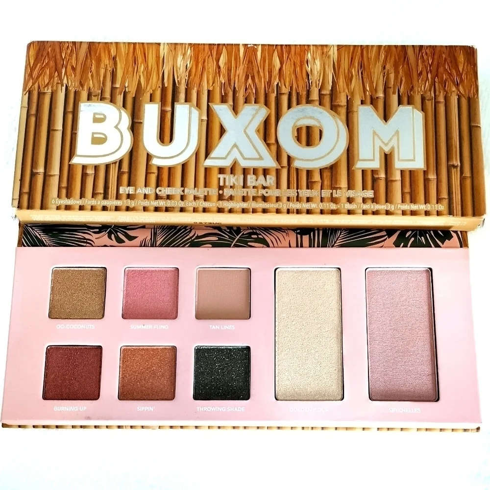Buxom TIKI BAR Large palette Eye and Cheek Palette NIB Face makeup‎